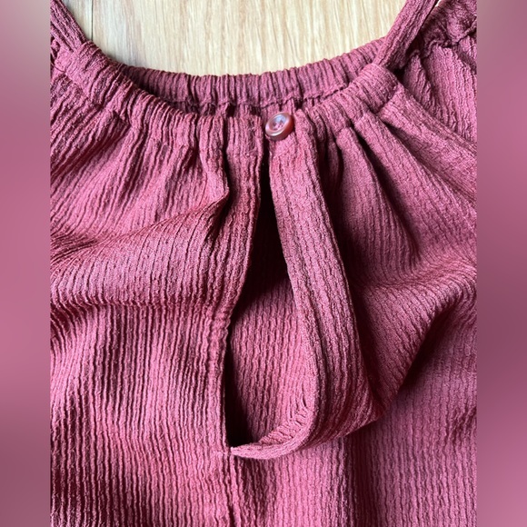 Nine West‎ Marsala Halter Peplum Top - Picture 5 of 10